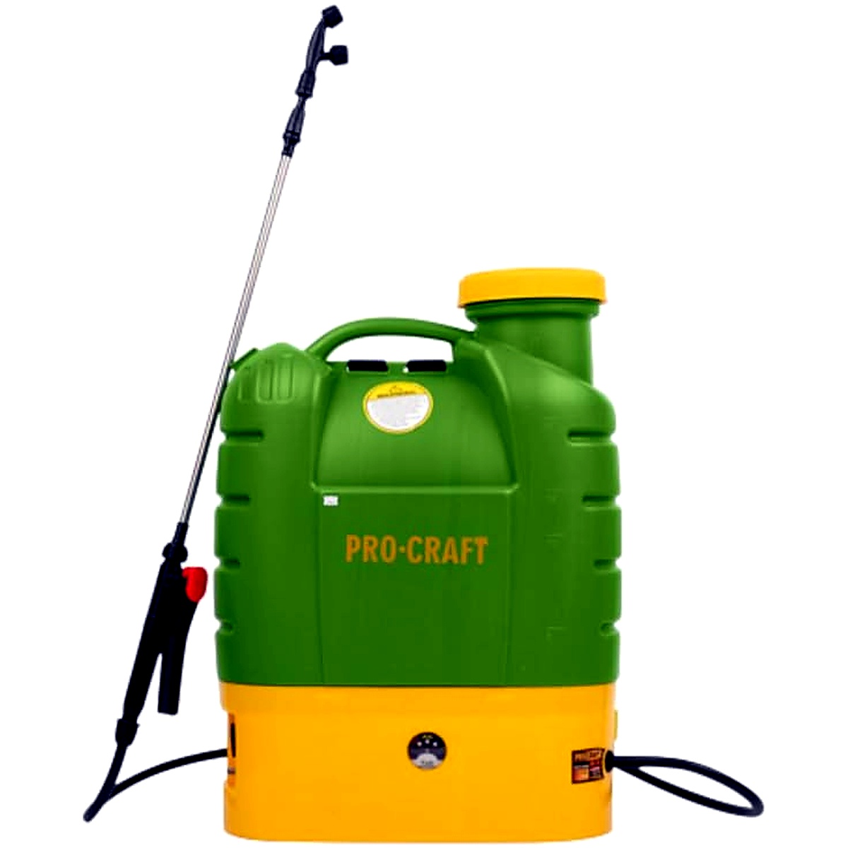 Battery knapsack sprayer for crop chemical application